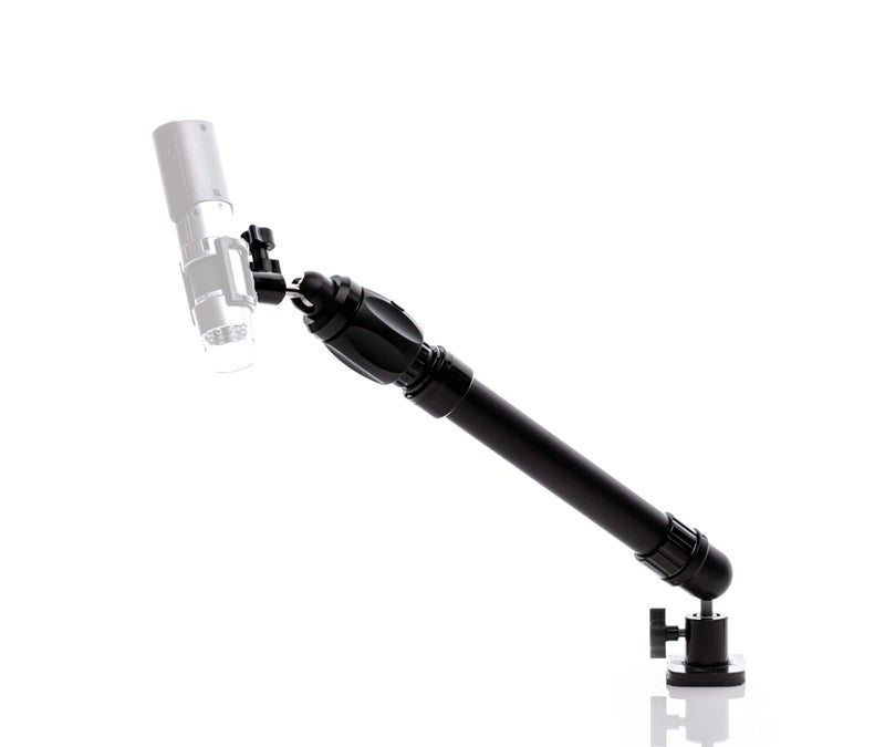 PC GEARS Versatile Positioning Stand for USB Microscopes with C-Clamp Base - Image 1